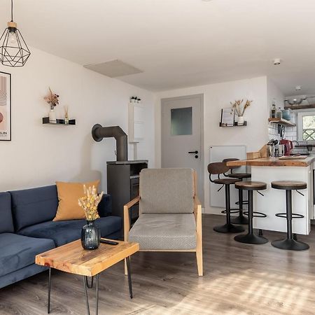 Am Grimnitzsee Gemutliches Tiny House Bungalow Mit Sauna Und Kamin Joachimsthal Esterno foto