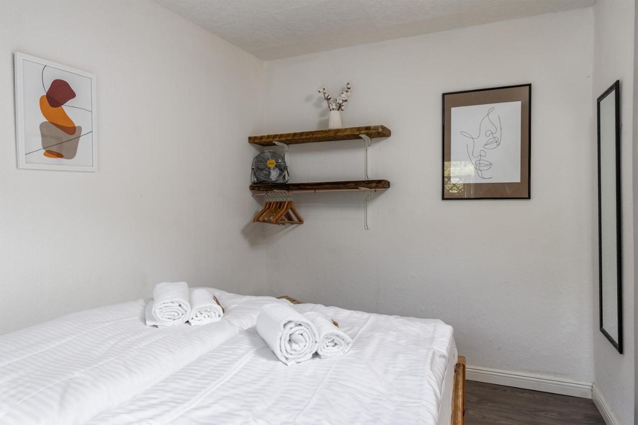 Am Grimnitzsee Gemutliches Tiny House Bungalow Mit Sauna Und Kamin Joachimsthal Esterno foto